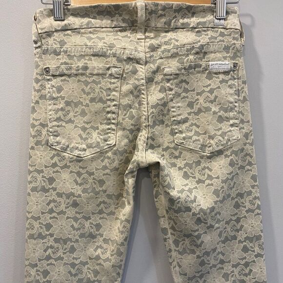 7 For All ManKind Floral Skinny Jeans - Picture 6 of 10